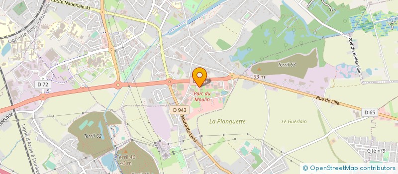 localisation de l'entreprise MADAME ANNE DEVAIVRE  BEUVRY