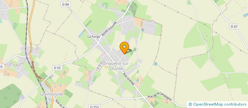 localisation de l'entreprise MADAME ANNE DEVE  CRIQUETOT-SUR-OUVILLE