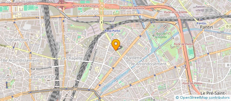 localisation de l'entreprise MADAME ANNE DEVILLIERS  PARIS