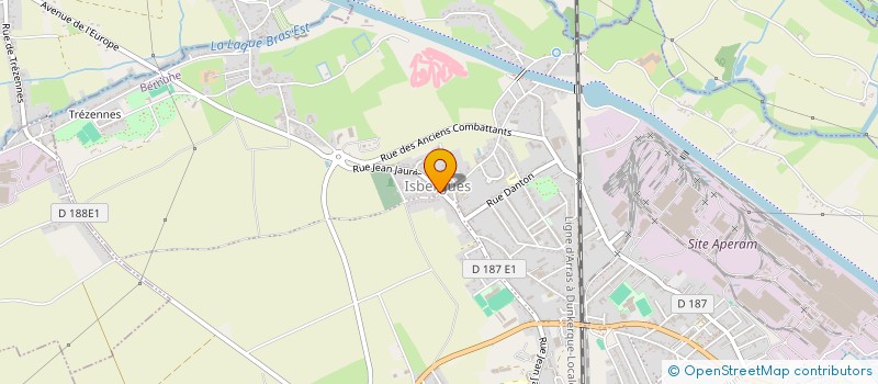 localisation de l'entreprise MADAME ANNE DEWIDEHEM  ISBERGUES