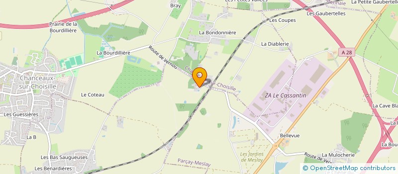 localisation de l'entreprise MADAME ANNE DHEILLY  NOTRE-DAME-D'OE