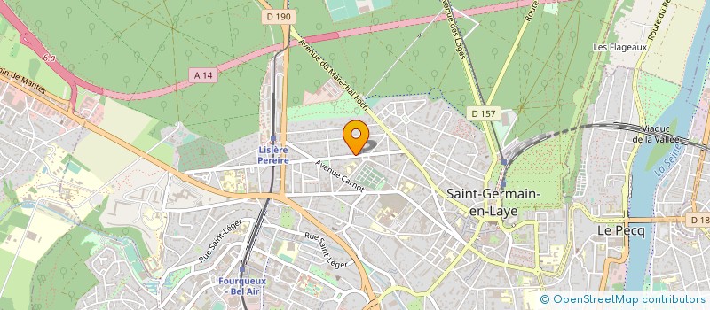 localisation de l'entreprise MADAME ANNE DHERBICOURT à SAINT-GERMAIN-EN-LAYE