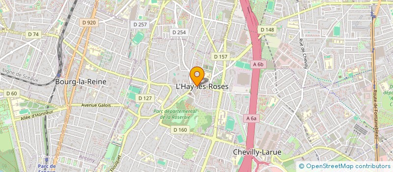 localisation de l'entreprise MADAME ANNE DHERVE  L'HAY-LES-ROSES