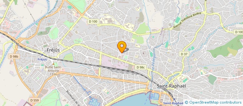 localisation de l'entreprise MADAME ANNE DHOMPS à FREJUS