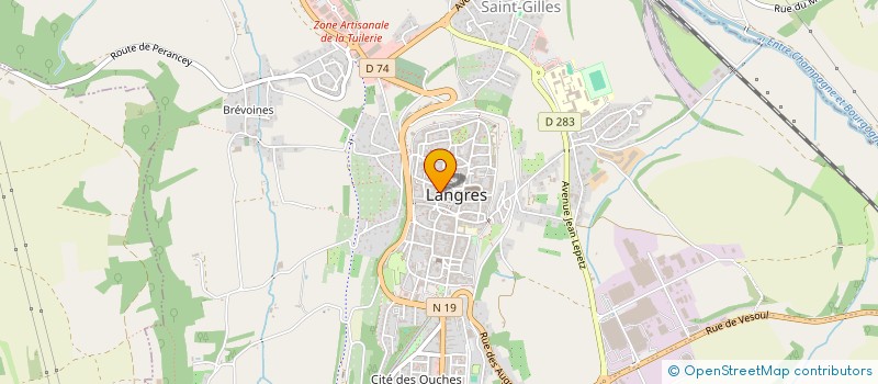 localisation de l'entreprise MADAME ANNE DI CINTIO à LANGRES