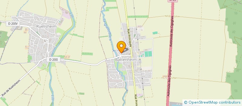 localisation de l'entreprise MADAME ANNE DI GIANO  BATTENHEIM