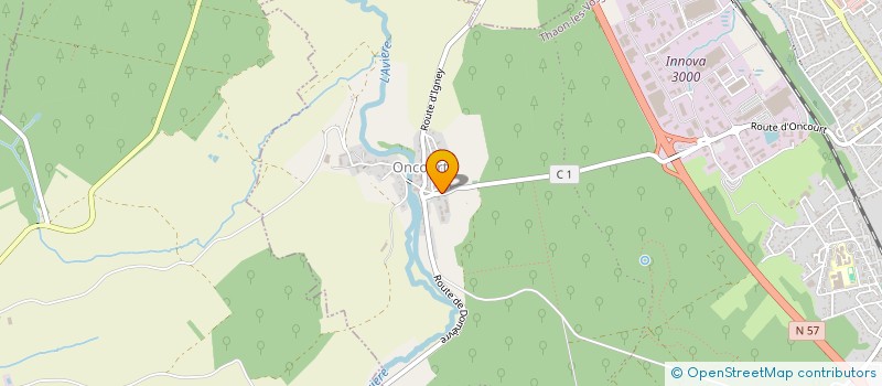 localisation de l'entreprise MADAME ANNE DIDIERJEAN  THAON-LES-VOSGES