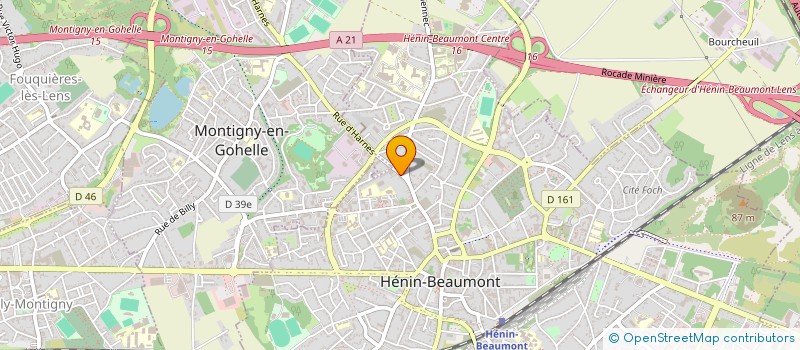 localisation de l'entreprise MADAME ANNE DIERS  HENIN-BEAUMONT