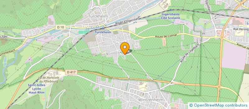 localisation de l'entreprise MADAME ANNE DIETRICH  TURCKHEIM