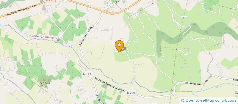 localisation de l'entreprise MADAME ANNE DIGEON  SAINTE-LIVRADE-SUR-LOT