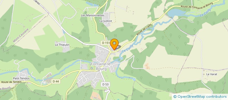 localisation de l'entreprise MADAME ANNE DINELLI  FONTAINE-LE-BOURG