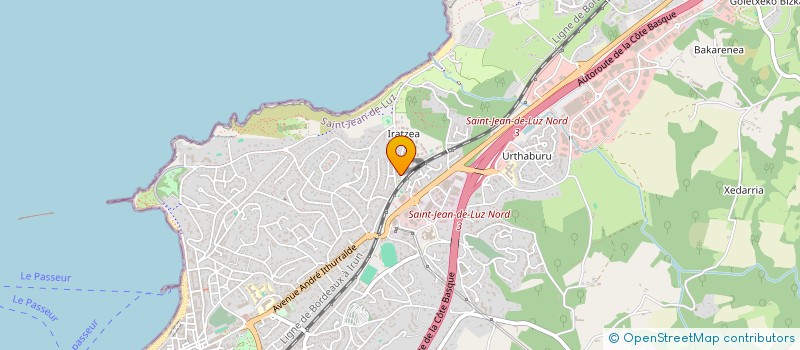 localisation de l'entreprise MADAME ANNE DITE CHARLOTTE PINSON à SAINT-JEAN-DE-LUZ