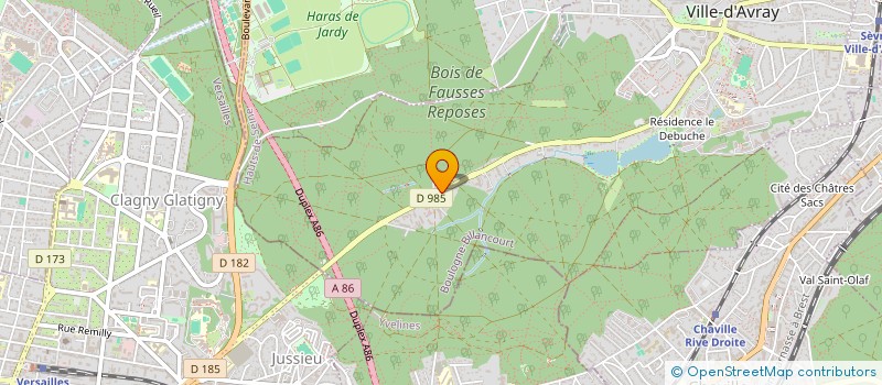 localisation de l'entreprise MADAME ANNE DOLGOUCHINE  VILLE-D'AVRAY