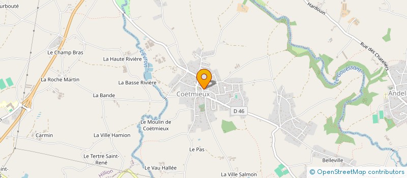 localisation de l'entreprise MADAME ANNE DOLLON  COETMIEUX