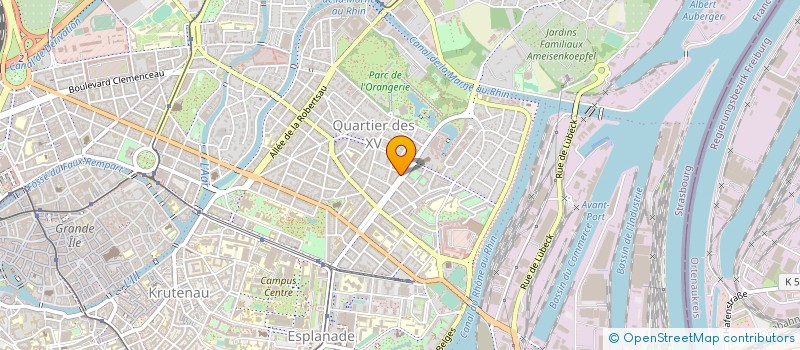 localisation de l'entreprise MADAME ANNE DOMART à STRASBOURG