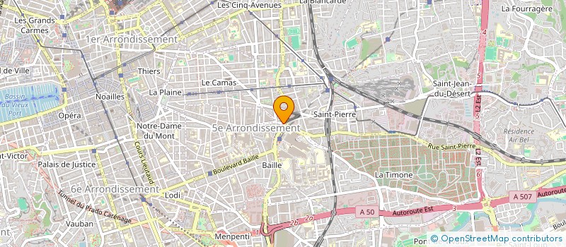 localisation de l'entreprise MADAME ANNE DONNET  MARSEILLE