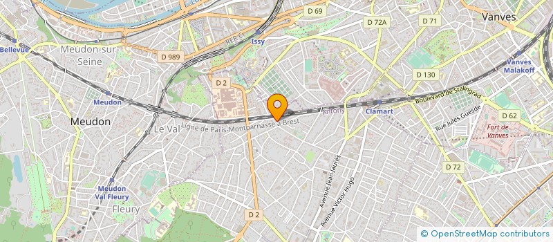 localisation de l'entreprise MADAME ANNE DORNIER  CLAMART