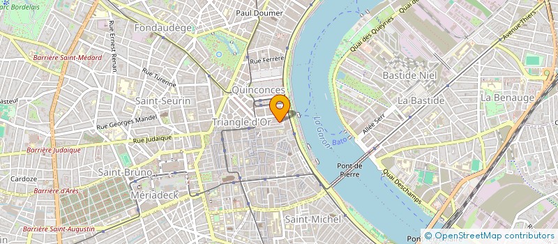 localisation de l'entreprise MADAME ANNE DOUCET  BORDEAUX