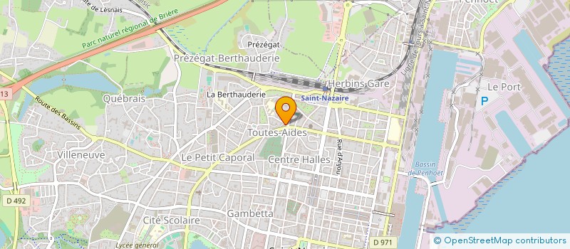 localisation de l'entreprise MADAME ANNE DOUGE à SAINT-NAZAIRE