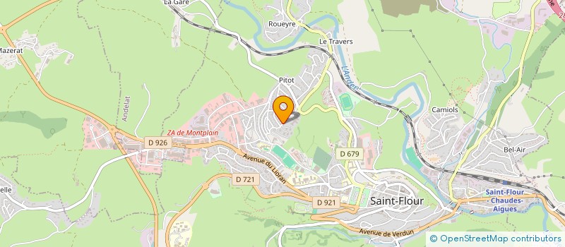 localisation de l'entreprise MADAME ANNE DOULET à SAINT-FLOUR