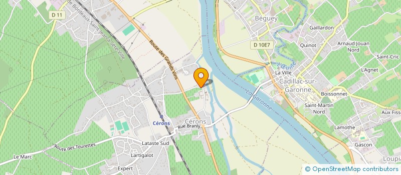 localisation de l'entreprise MADAME ANNE DOUMAX  BUDOS