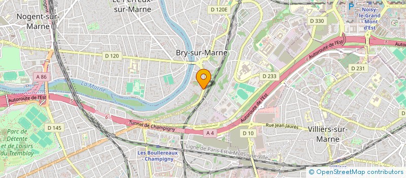 localisation de l'entreprise MADAME ANNE DOUSSELIN à BRY-SUR-MARNE