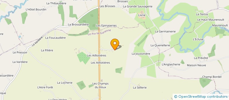 localisation de l'entreprise MADAME ANNE DOYEN à LE PIN-LA-GARENNE