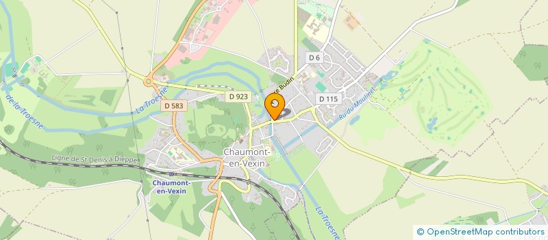 localisation de l'entreprise MADAME ANNE DRANGUET  CHAUMONT-EN-VEXIN