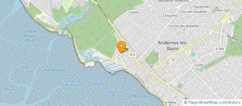 localisation de l'entreprise MADAME ANNE DREAN  ANDERNOS-LES-BAINS