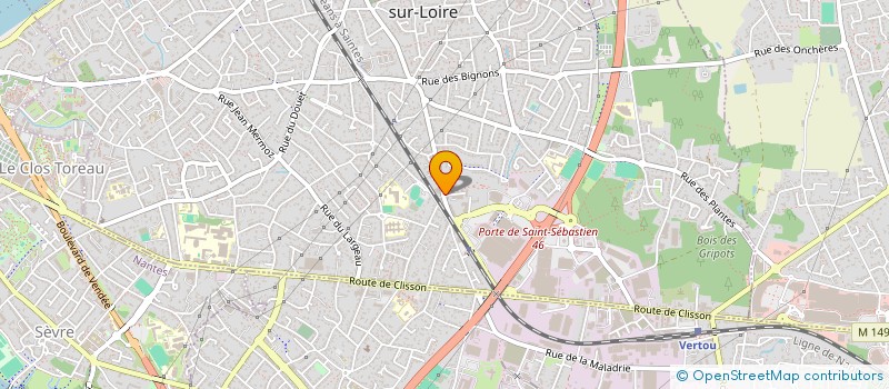 localisation de l'entreprise MADAME ANNE DRENO à SAINT-SEBASTIEN-SUR-LOIRE
