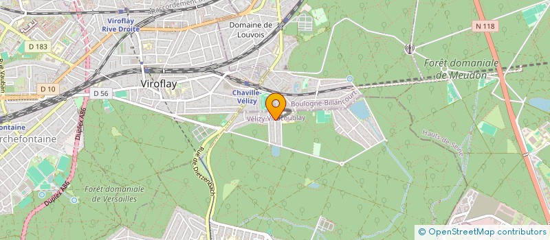 localisation de l'entreprise MADAME ANNE DREVILLON  VELIZY-VILLACOUBLAY