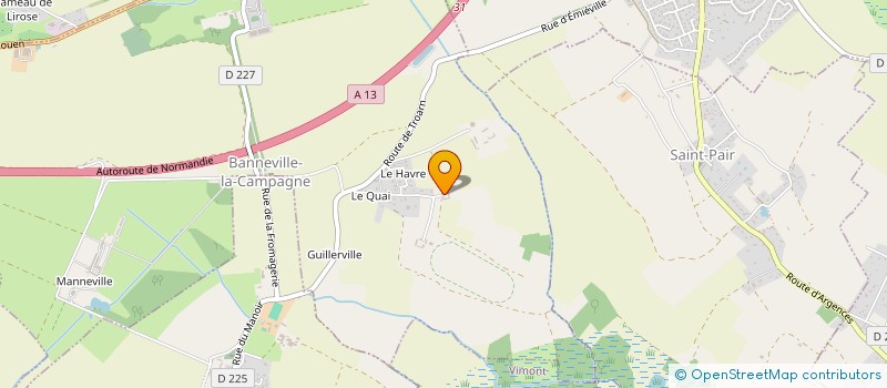 localisation de l'entreprise MADAME ANNE DREVON à BANNEVILLE-LA-CAMPAGNE