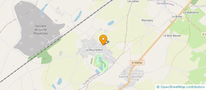 localisation de l'entreprise MADAME ANNE DRILLAUD  LUCHE-THOUARSAIS