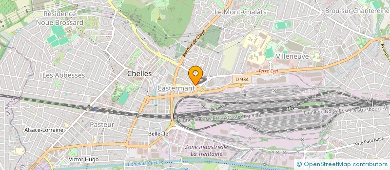 localisation de l'entreprise MADAME ANNE DROUAN  CHELLES