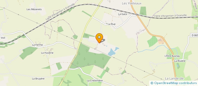 localisation de l'entreprise MADAME ANNE DU PONTAVICE à LES YVETEAUX