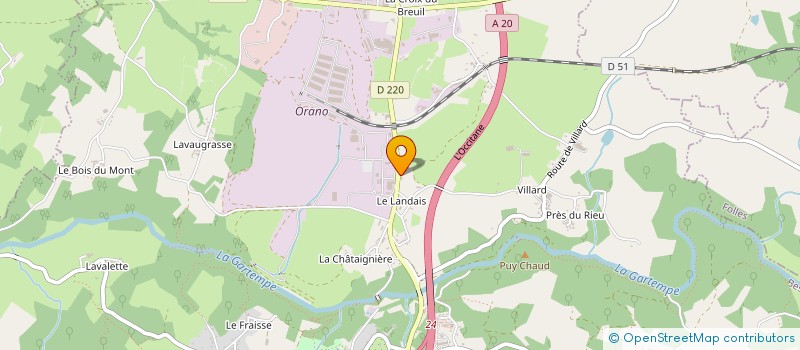 localisation de l'entreprise MADAME ANNE DU PUYTISON à SAINT-PARDOUX-LE-LAC