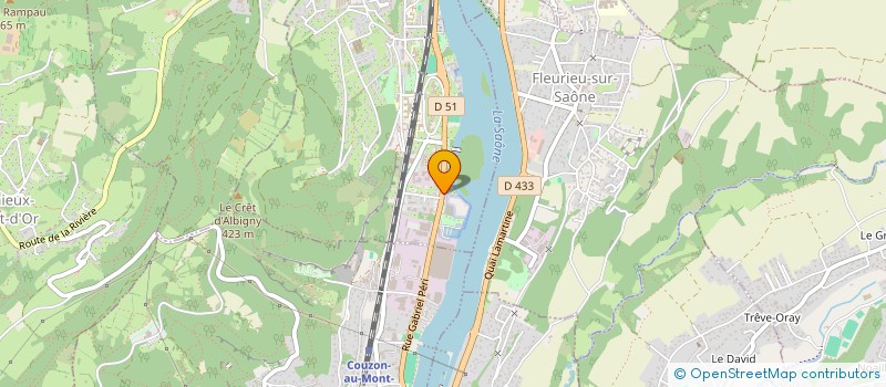 localisation de l'entreprise MADAME ANNE DU TERTRE  ALBIGNY-SUR-SAONE