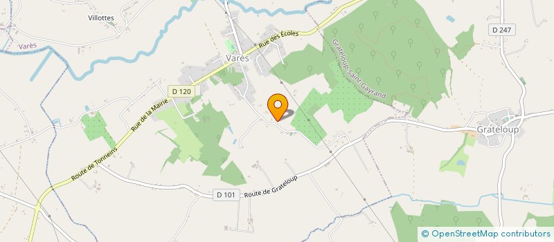 localisation de l'entreprise MADAME ANNE DUBECQ  VARES