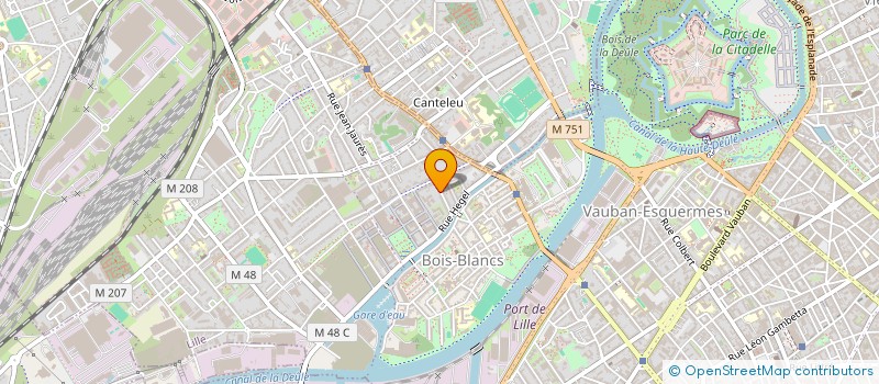 localisation de l'entreprise MADAME ANNE DUBOIS à LILLE