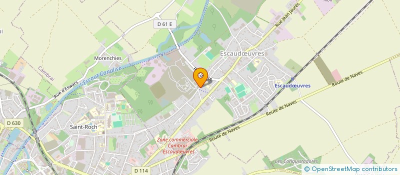 localisation de l'entreprise MADAME ANNE DUBOIS  ESCAUDUVRES