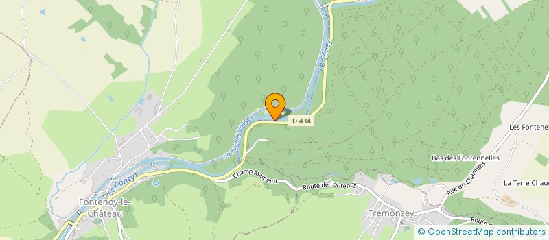 localisation de l'entreprise MADAME ANNE DUBOIS  FONTENOY-LE-CHATEAU