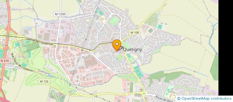 localisation de l'entreprise MADAME ANNE DUBOIS à QUETIGNY