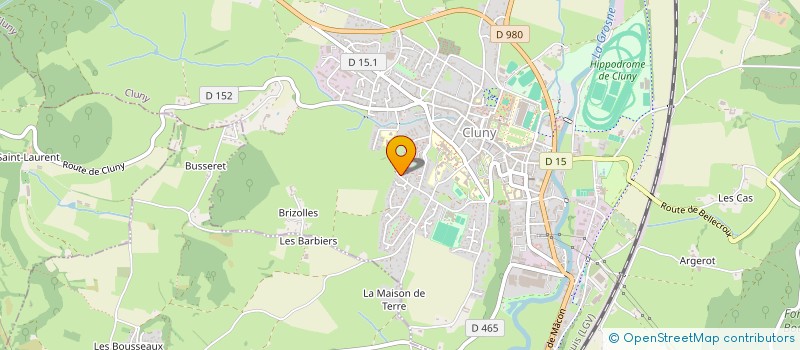 localisation de l'entreprise MADAME ANNE DUBOIS-FAVRE  CLUNY