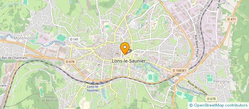 localisation de l'entreprise MADAME ANNE DUBOYS  LONS-LE-SAUNIER