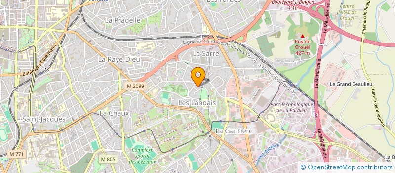 localisation de l'entreprise MADAME ANNE DUCLOS  CLERMONT-FERRAND