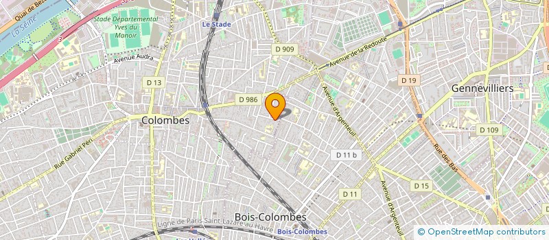 localisation de l'entreprise MADAME ANNE DUCOS  COLOMBES