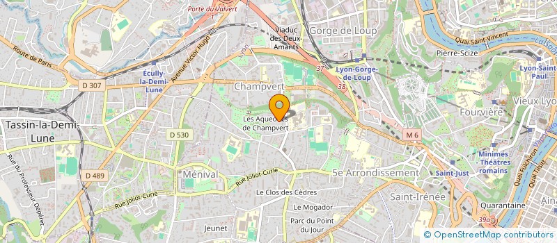 localisation de l'entreprise MADAME ANNE DUCRET à LYON