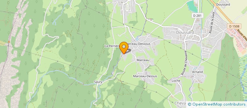 localisation de l'entreprise MADAME ANNE DUCROT  DOUSSARD