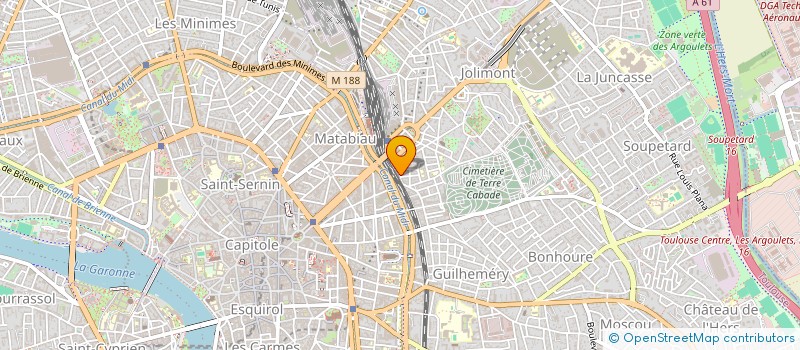 localisation de l'entreprise MADAME ANNE DUCUING  TOULOUSE