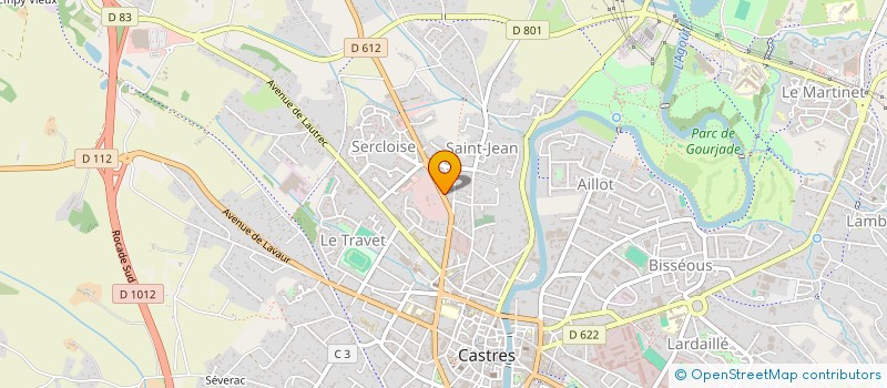 localisation de l'entreprise MADAME ANNE DUFETELLE  CASTRES